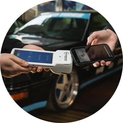 CCV Plus Mobile A960 payment within store