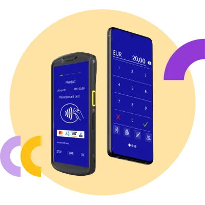 PhonePOS yellow background