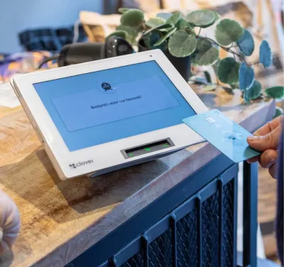 BBQ-Eiland: Betaling Clover Flex