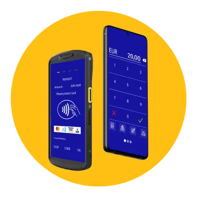 PhonePOS yellow background