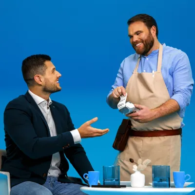 Bezahlsituation in einem Cafe