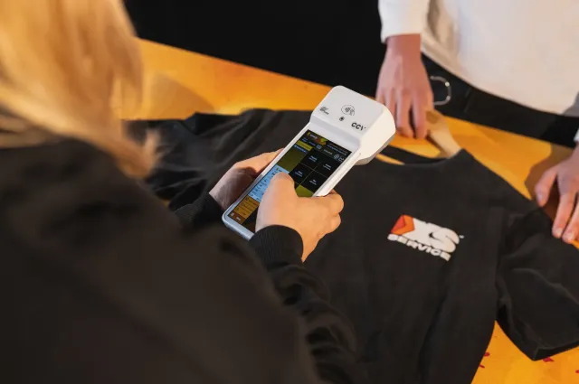 Payment via CCV Plus Mobile A960