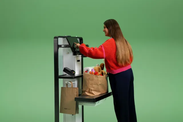 self-checkout supermarket groceries